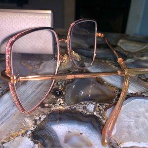Jimmy Choo eyeglasses frame JC 228 rose gold